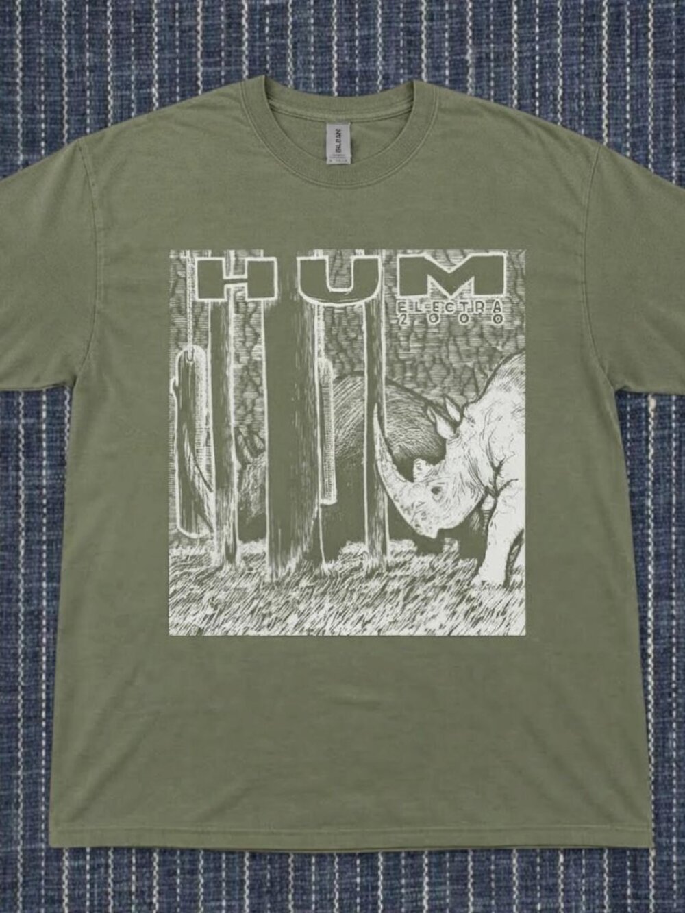 Gildan Green HUM Bang Graphic T-shirt